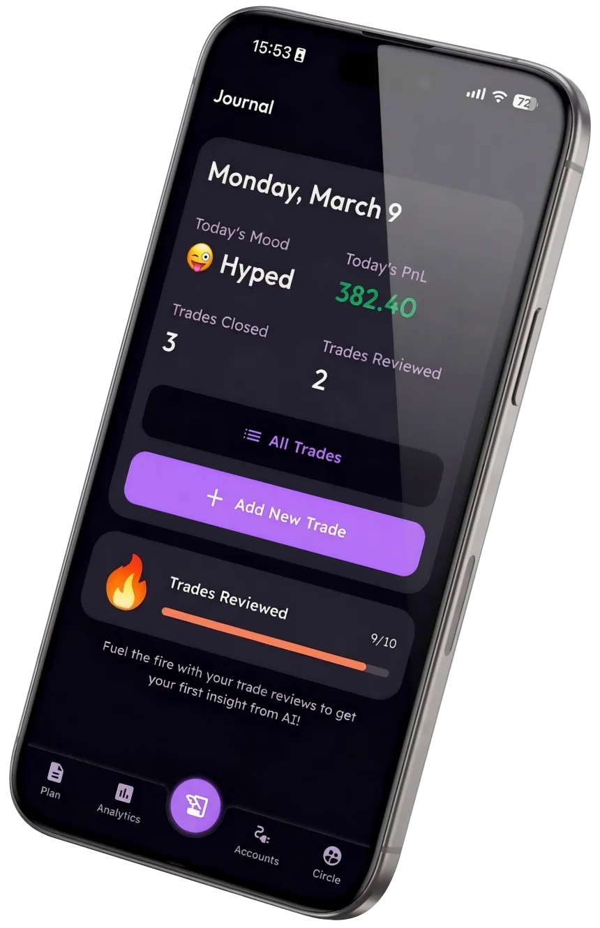 Trading Journal app preview